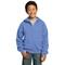 Port & Company® Youth Core Fleece Full-Zip Hooded Sweatshirt
